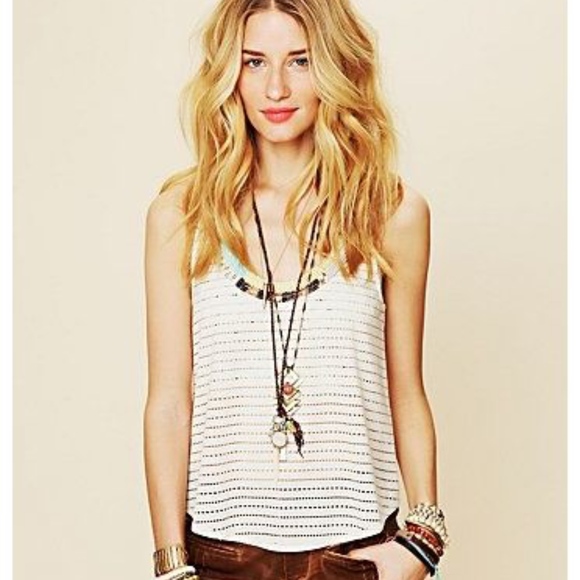 Free People Tops - Free People Aztec Louie Tank Blouse